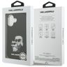 Etui Karl Lagerfeld IML Aquarelle Karl   & Choupette & Logo MagSafe do iPhone 17 czarny na NearMe.pl