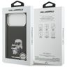 Etui Karl Lagerfeld IML Aquarelle Karl   & Choupette & Logo MagSafe do iPhone 17 Pro czarny na NearMe.pl