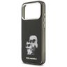 Etui Karl Lagerfeld IML Aquarelle Karl   & Choupette & Logo MagSafe do iPhone 17 Pro Max czarny na NearMe.pl