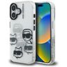Etui Karl Lagerfeld IML Multi K&C Head   Pattern do iPhone 16 przezroczysty na NearMe.pl