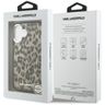 Etui Karl Lagerfeld IML Leopard Pattern  MagSafe do iPhone 16 brązowy na NearMe.pl