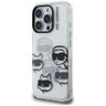 Etui Karl Lagerfeld IML Multi K&C Head   Pattern do iPhone 16 Pro Max przezroczysty na NearMe.pl