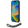 Etui Karl Lagerfeld Saffiano Crystals    w/Chain do iPhone 16 czarny na NearMe.pl