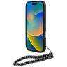 Etui Karl Lagerfeld Saffiano Crystals    w/Chain do iPhone 16 Pro czarny na NearMe.pl