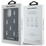 Etui Karl Lagerfeld Saffiano Crystals    w/Chain do iPhone 16 Pro czarny na NearMe.pl