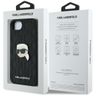 Etui Karl Lagerfeld Monogram Karl Head   Pin do iPhone 16e / 17e czarny na NearMe.pl