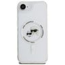 Etui Karl Lagerfeld IML Metal Karl &     Choupette Heads MagSafe do iPhone 16e / 17e biały na NearMe.pl