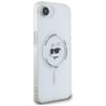 Etui Karl Lagerfeld IML Metal Choupette  Head MagSafe do iPhone 16e / 17e biały na NearMe.pl