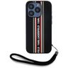Etui Karl Lagerfeld Saffiano Athleisure  Stripes Cord do iPhone 15 Pro Max czarno-czerwony na NearMe.pl