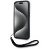 Etui Karl Lagerfeld Saffiano Athleisure  Stripes Cord do iPhone 15 Pro Max czarno-czerwony na NearMe.pl