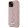 Etui Karl Lagerfeld Leather Monogram     Metal Logo MagSafe do iPhone 15 różowy na NearMe.pl