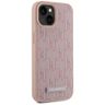Etui Karl Lagerfeld Leather Monogram     Metal Logo MagSafe do iPhone 15 różowy na NearMe.pl