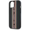 Etui Karl Lagerfeld Saffiano Athleisure  Stripes Cord do iPhone 15 czarno-czerwony na NearMe.pl