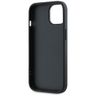 Etui Karl Lagerfeld Saffiano Athleisure  Stripes Cord do iPhone 15 czarno-czerwony na NearMe.pl