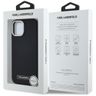 Etui Karl Lagerfeld  FW Metal Plate      MagSafe do iPhone 15 czarny na NearMe.pl