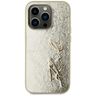 Etui Karl Lagerfeld Wrinkled Metal       Signature do iPhone 15 Pro Max złoty na NearMe.pl