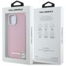 Etui Karl Lagerfeld FW Metal Plate       MagSafe do iPhone 15 różowy na NearMe.pl