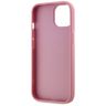 Etui Karl Lagerfeld Wrinkled Metal       Signature do iPhone 15 różowy na NearMe.pl