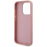 Etui Karl Lagerfeld Wrinkled Metal       Signature do iPhone 15 Pro różowy na NearMe.pl