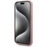 Etui Karl Lagerfeld Wrinkled Metal       Signature do iPhone 15 Pro Max różowy na NearMe.pl