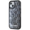Etui Karl Lagerfeld Liquide Glitter      Monogram Gradient do iPhone 15 czarny na NearMe.pl