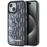 Etui Karl Lagerfeld Liquide Glitter      Monogram Gradient do iPhone 15 czarny na NearMe.pl