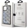 Etui Karl Lagerfeld Liquide Glitter      Monogram Gradient do iPhone 15 czarny na NearMe.pl