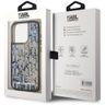 Etui Karl Lagerfeld Liquide Glitter      Monogram Gradient do iPhone 15 Pro czarny na NearMe.pl