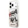 Etui Karl Lagerfeld Liquid Glitter Choupette Logo MagSafe do iPhone 17 Pro przezroczysty na NearMe.pl
