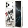 Etui Karl Lagerfeld Liquid Glitter       Choupette Logo MagSafe do iPhone 17 Pro Max przezroczysty na NearMe.pl