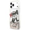 Etui Karl Lagerfeld Liquid Glitter       Choupette Logo MagSafe do iPhone 17 Pro Max przezroczysty na NearMe.pl