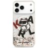 Etui Karl Lagerfeld Liquid Glitter       Choupette Logo MagSafe do iPhone 17 Pro Max przezroczysty na NearMe.pl