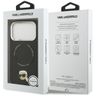 Etui Karl Lagerfeld Karl Pin MagSafe do  iPhone 17 Pro Max czarny na NearMe.pl