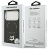 Etui Karl Lagerfeld Choupette Pin        MagSafe do iPhone 17 Pro Max czarny na NearMe.pl