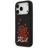 Etui Karl Lagerfeld Silicone Heart Sign Logo MagSafe do iPhone 17 Pro czarny na NearMe.pl