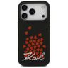 Etui Karl Lagerfeld Silicone Heart Sign Logo MagSafe do iPhone 17 Pro czarny na NearMe.pl