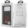 Etui Karl Lagerfeld Silicone Heart Sign Logo MagSafe do iPhone 17 Pro czarny na NearMe.pl