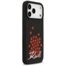 Etui Karl Lagerfeld Silicone Heart Sign  Logo MagSafe do iPhone 17 Pro Max czarny na NearMe.pl