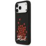 Etui Karl Lagerfeld Silicone Heart Sign  Logo MagSafe do iPhone 17 Pro Max czarny na NearMe.pl