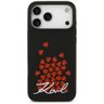 Etui Karl Lagerfeld Silicone Heart Sign  Logo MagSafe do iPhone 17 Pro Max czarny na NearMe.pl
