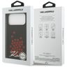 Etui Karl Lagerfeld Silicone Heart Sign  Logo MagSafe do iPhone 17 Pro Max czarny na NearMe.pl