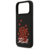 Etui Karl Lagerfeld Silicone Heart Sign  Logo MagSafe do iPhone 17 Pro Max czarny na NearMe.pl