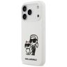 Etui Karl Lagerfeld Silicone K&C Sketch  & Logo MagSafe do iPhone 17 Pro biały na NearMe.pl