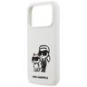 Etui Karl Lagerfeld Silicone K&C Sketch  & Logo MagSafe do iPhone 17 Pro biały na NearMe.pl