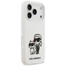 Etui Karl Lagerfeld Silicone K&C Sketch  & Logo MagSafe do iPhone 17 Pro biały na NearMe.pl