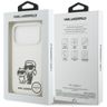 Etui Karl Lagerfeld Silicone K&C Sketch  & Logo MagSafe do iPhone 17 Pro biały na NearMe.pl