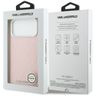Etui Karl Lagerfeld FW Stamped Karl      MagSafe do iPhone 17 Pro Max różowy na NearMe.pl
