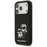 Etui Karl Lagerfeld Silicone K&C Sketch  & Logo MagSafe do iPhone 17 Pro czarny na NearMe.pl
