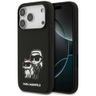 Etui Karl Lagerfeld Silicone K&C Sketch  & Logo MagSafe do iPhone 17 Pro czarny na NearMe.pl