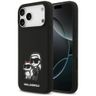 Etui Karl Lagerfeld Silicone K&C Sketch  & Logo MagSafe do iPhone 17 Pro Max czarny na NearMe.pl